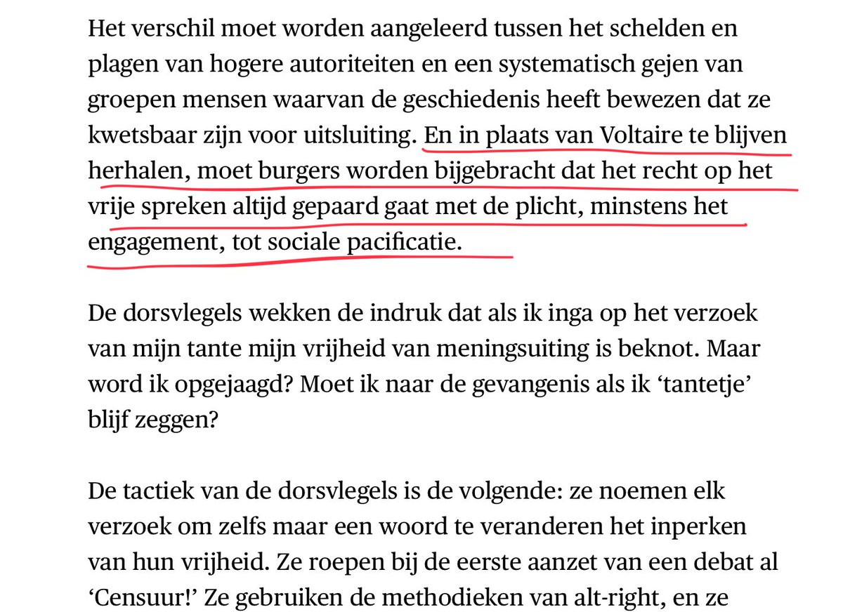 Hiervoor onderbreek ik niet graag een break, maar dit is zo fout.