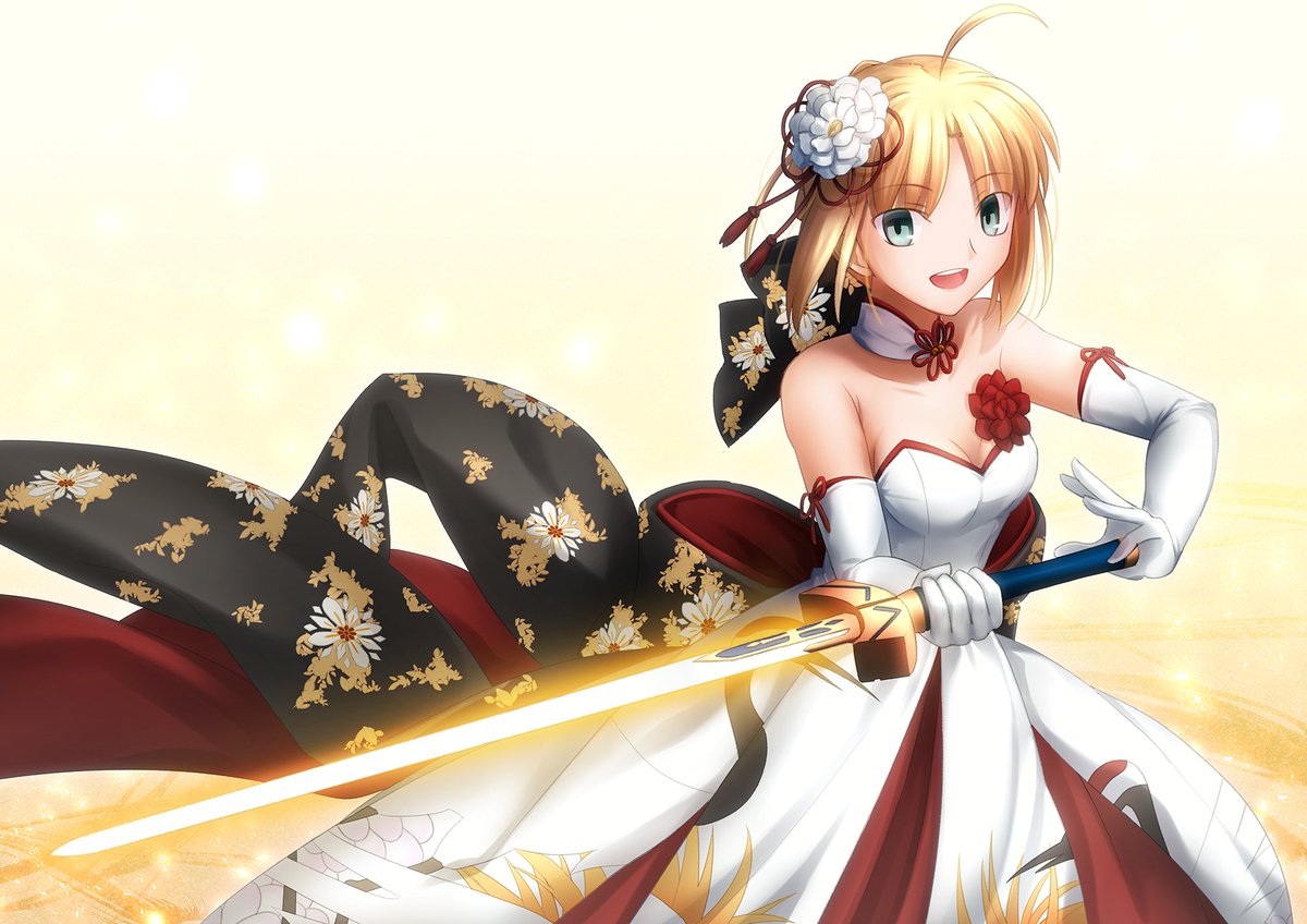 アルトリア・ペンドラゴン ,衛宮士郎 ,イシュタル(Fate) ,宮本武蔵(Fate) ,千子村正(Fate) 「今年もたくさんのRT・いいね・リプライ本当にありがとうございました。2020年も」|しょ～り@Skeb依頼お気軽にどうぞ。配信用Live2Dモデルのデザイン＆制作承ります。のイラスト