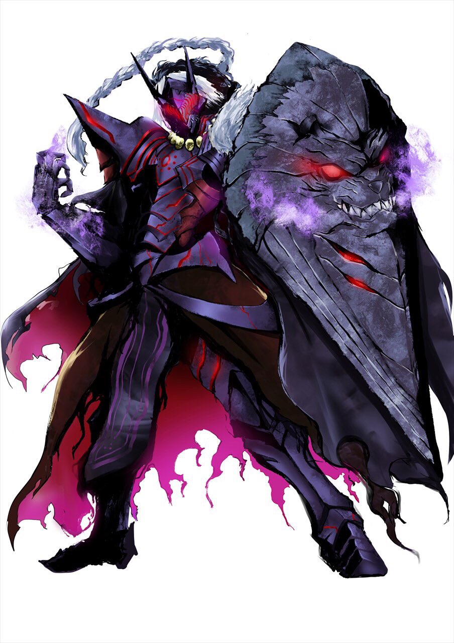 カワバタヨシヒロ 古き掟の魔法騎士コミカライズ On Twitter Fgo一部六章zeroに出てくるリチャード1世を名乗るサーヴァント リチャード1世オルタと言う予想の元竹箒日記の描写を参考に描いて見ました