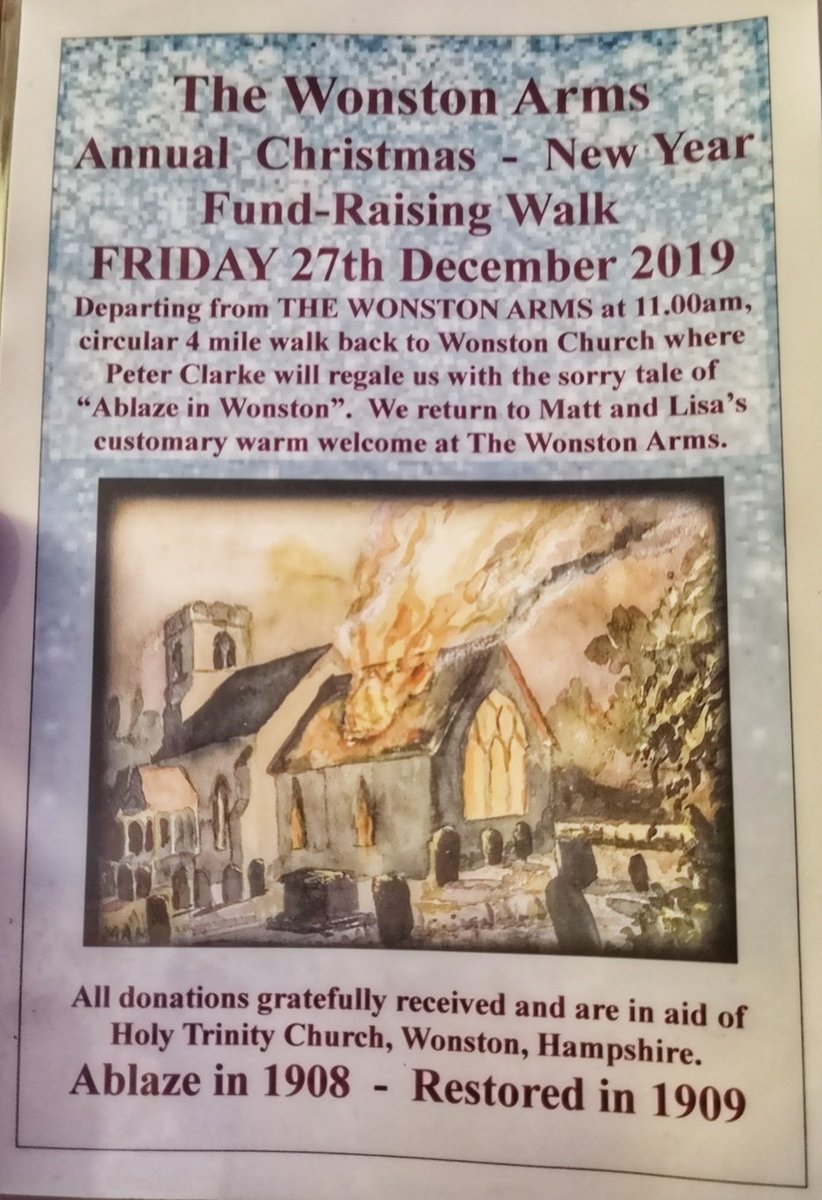 thewonstonarms's tweet image. Come and join us on or village guided walk around the shire and learn about its history and the pubs open all day from midday ... And it's dry outside!!! #publife #camrapuboftheyear #pubwalks #villagepubs #winchester #Hampshire