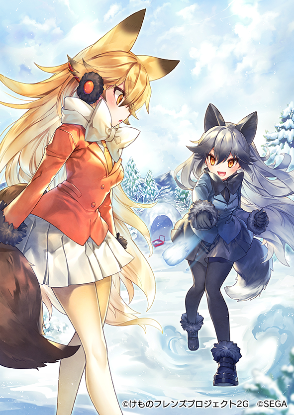 けものフレンズ３ 公式アカウント على تويتر アプリ版 フォト紹介 現在開催中の 迎春 フレンズかくし芸大会 しょうたい に登場するフォトをご紹介 3 ゆきやコンコン イラスト れんた キタキツネとギンギツネの雪合戦 けもフレ３ けものフレンズ