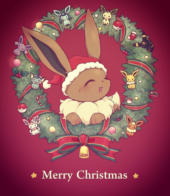Eevee desires you merry christmas! 🥰