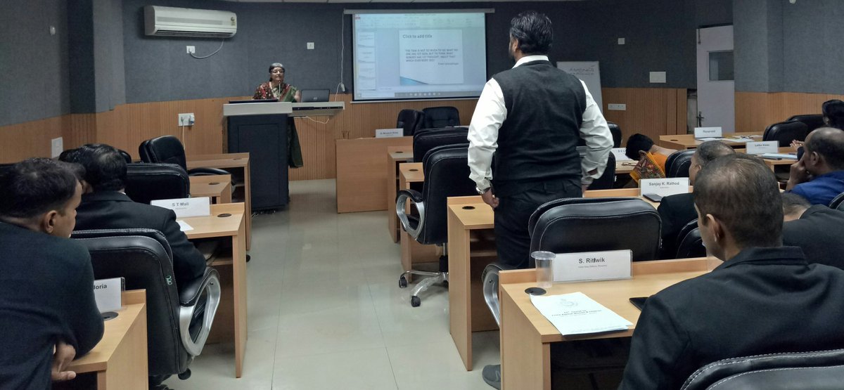 Delighted to conduct a highly interactive session for officers from the Police, Prosecution, Correctional and Judicial services and the Armed Forces, at the National Institute of Criminology and Forensic Sciences.
#transformativetraining
#gender #genderbasedviolence 
#childrights