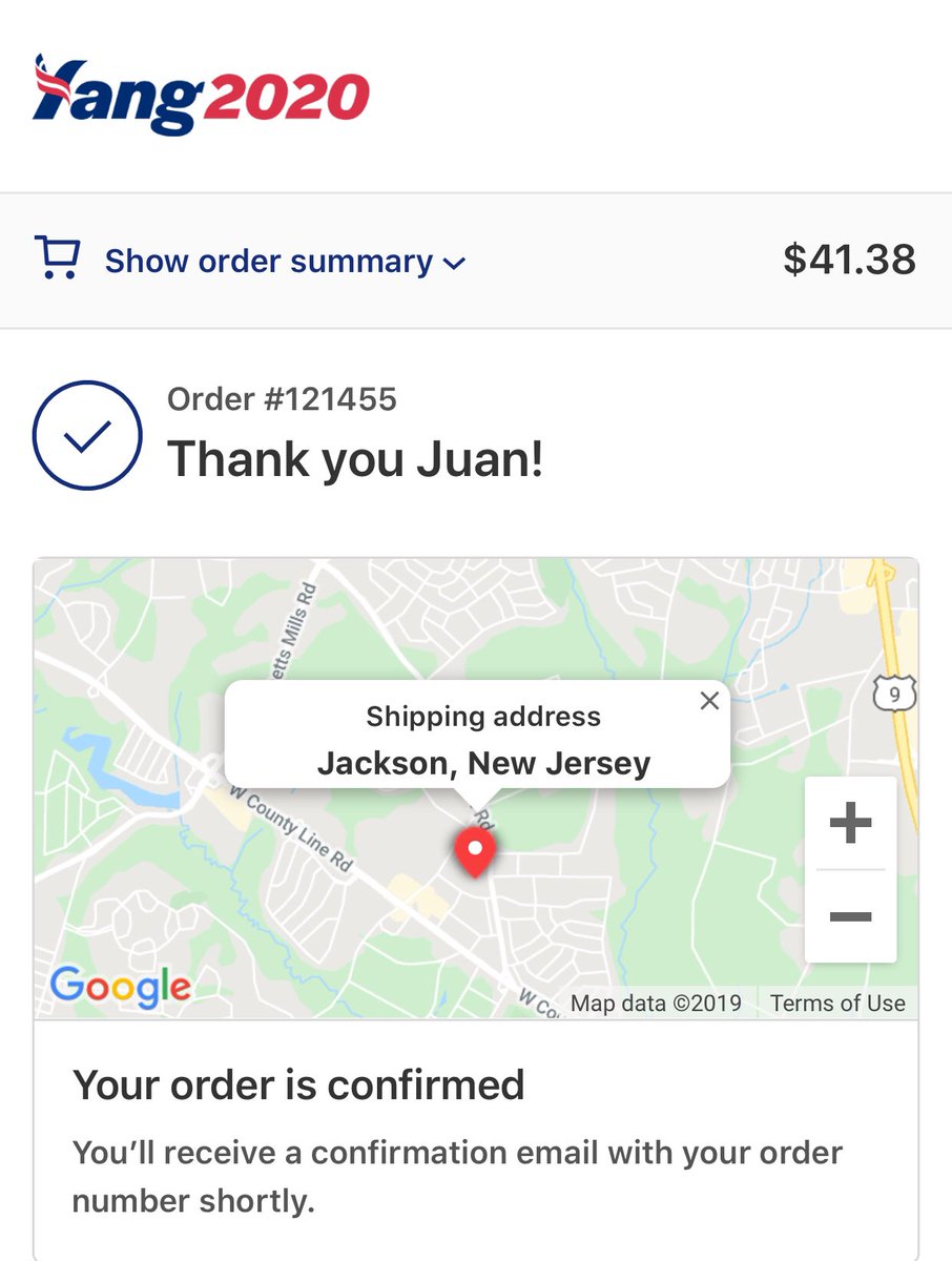 Infinity4life's tweet image. Ordered my second t-shirt today. That should count towards the #3Mil4Yang #Yang2020 #YangMerch