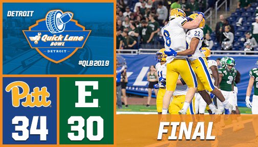 GameAboveBowl's tweet image. FINAL. 2019 QLB CHAMPIONS - PITTSBURGH PANTHERS. #QLB2019