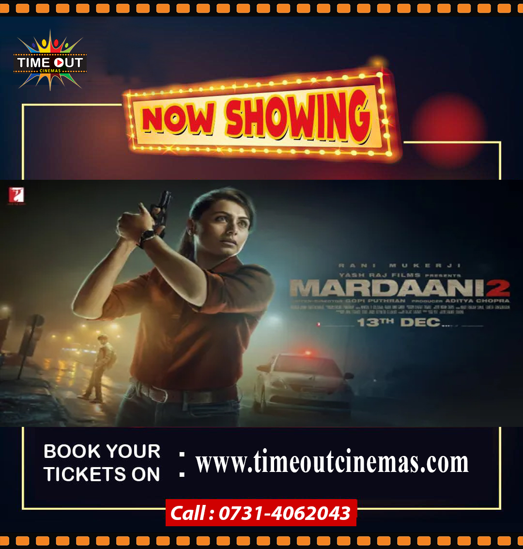 TimeOutCinema's tweet photo. Enough of the blame game. Shivani Shivaji Roy wants answers. #Mardaani2 released NOW. Book your tickets now. https://t.co/rREmSvu7Ug
#Mardaani2 #RaniMukerji #SheWontStop #GopiPuthran #TimeOutCinemas @TimeOutCinema #TimeOutUpdates @RaniMukharji @yrf @Mardaani2 @MukerjiTr https://t.co/zAuwVe9Fe7