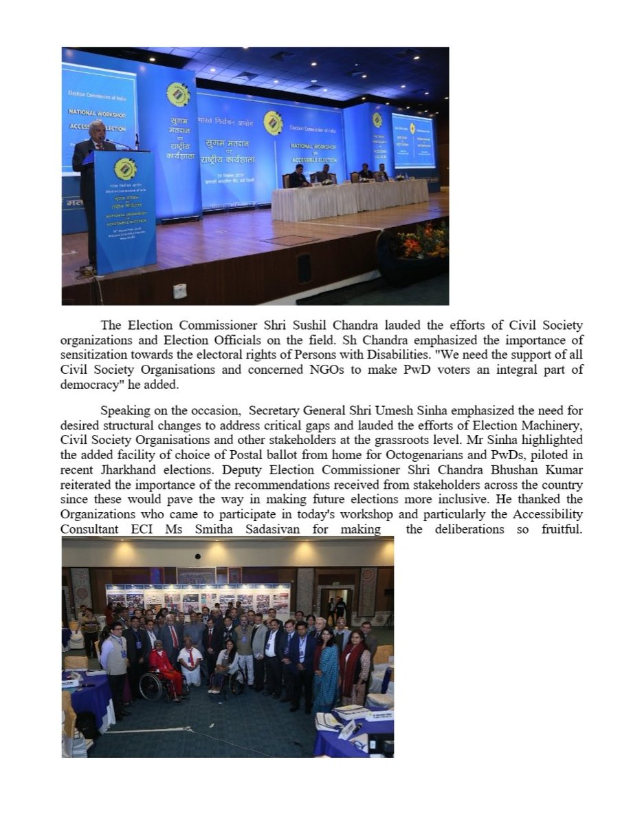 DEO_RRD's tweet photo. #electioncommission ECI National Workshop on Accessible Elections https://t.co/Y0w5aLmBBO
