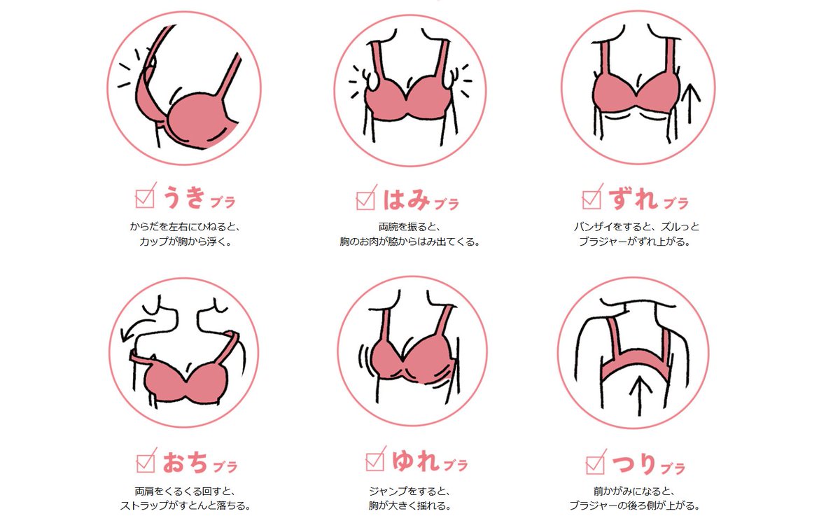 ワコール Wacoal 公式 在 Twitter 上 年末に 自分のブラを見直そう ひとつでも思い当たったら そのブラはからだに合っ ていないかも 必見のブラチェック項目です T Co Ei10bagsf1 T Co Upvn3w32dk Twitter