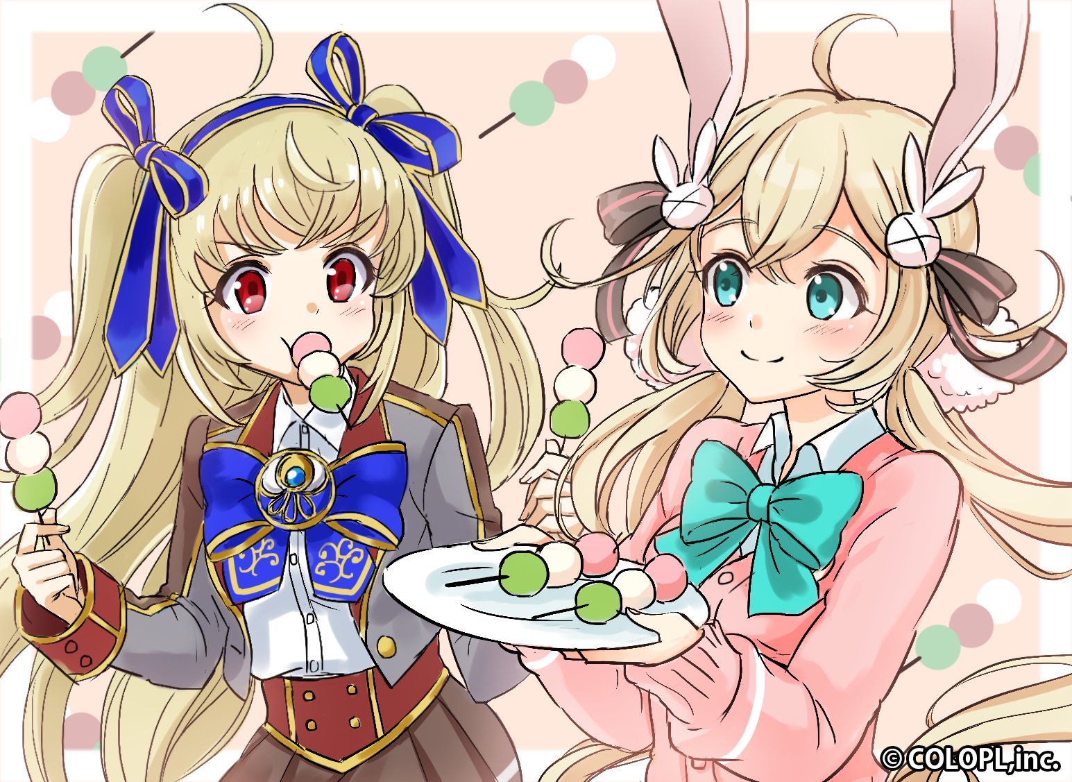 7周年 白猫プロジェクト 公式 على تويتر 私立茶熊学園 校友 おたのしみ会 開催中 今日はハルカとツキミのお話でしたね 開催を記念して 運営チームからのイラストをお届けするにゃฅ W ฅ