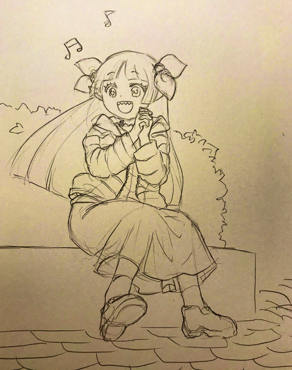 クラりんの角をリボンで隠すと更にヒロイン感が増す気がしましゅ。 