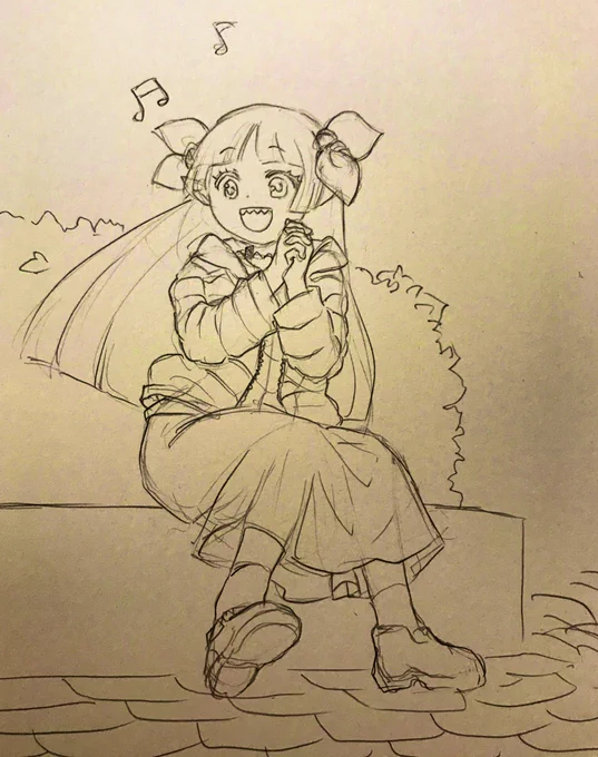 クラりんの角をリボンで隠すと更にヒロイン感が増す気がしましゅ。 