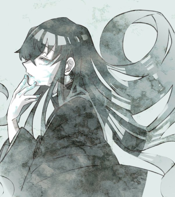 付随林檎さんがTwitterに投稿した時透無一郎(鬼滅の刃)のイラスト。