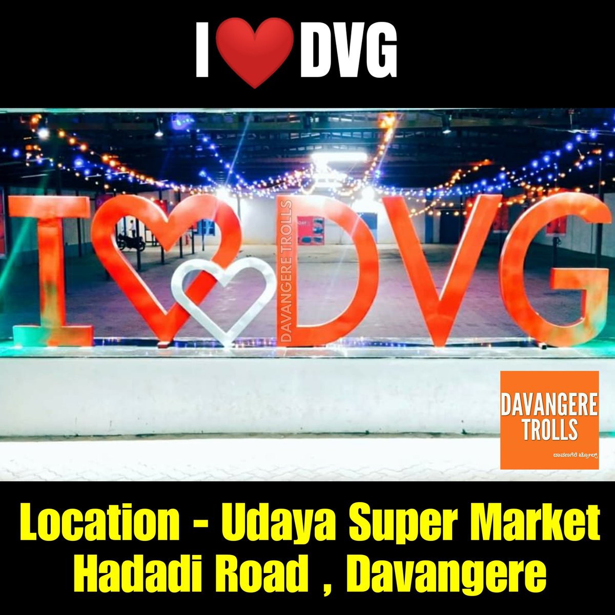 davangeretrolls's tweet photo. I❤️DVG
#Davangere #Davangeretrolls #ilovedvg #ka17 #bennenagari https://t.co/xa8A9HsIs4