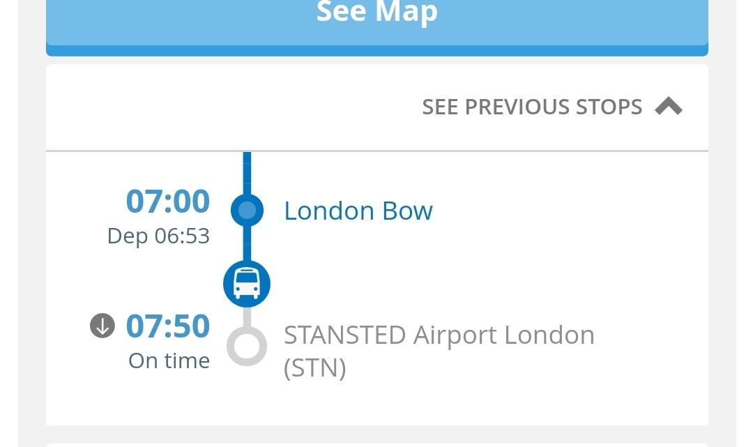 helenthomas's tweet photo. @nationalexpress got to my stop at 6.50am and no bus came, but your tracker says it left (early) at 6.53. It didn't, and now I'm left with no bus https://t.co/UicI50iLd6