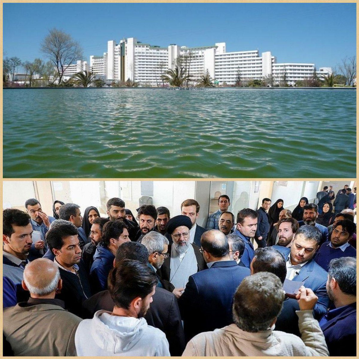 komeil_irani's tweet photo. درست زمانی که رییسی تو ورامین و پیشوا و پاکدشت مشغول تفریح و استراحته روحانی تو محمود آباد مشغول بررسی مشکلات مردمه

#عاقبت_غربگرایی
#مرکز_شهادت https://t.co/8Dtu42ySBC