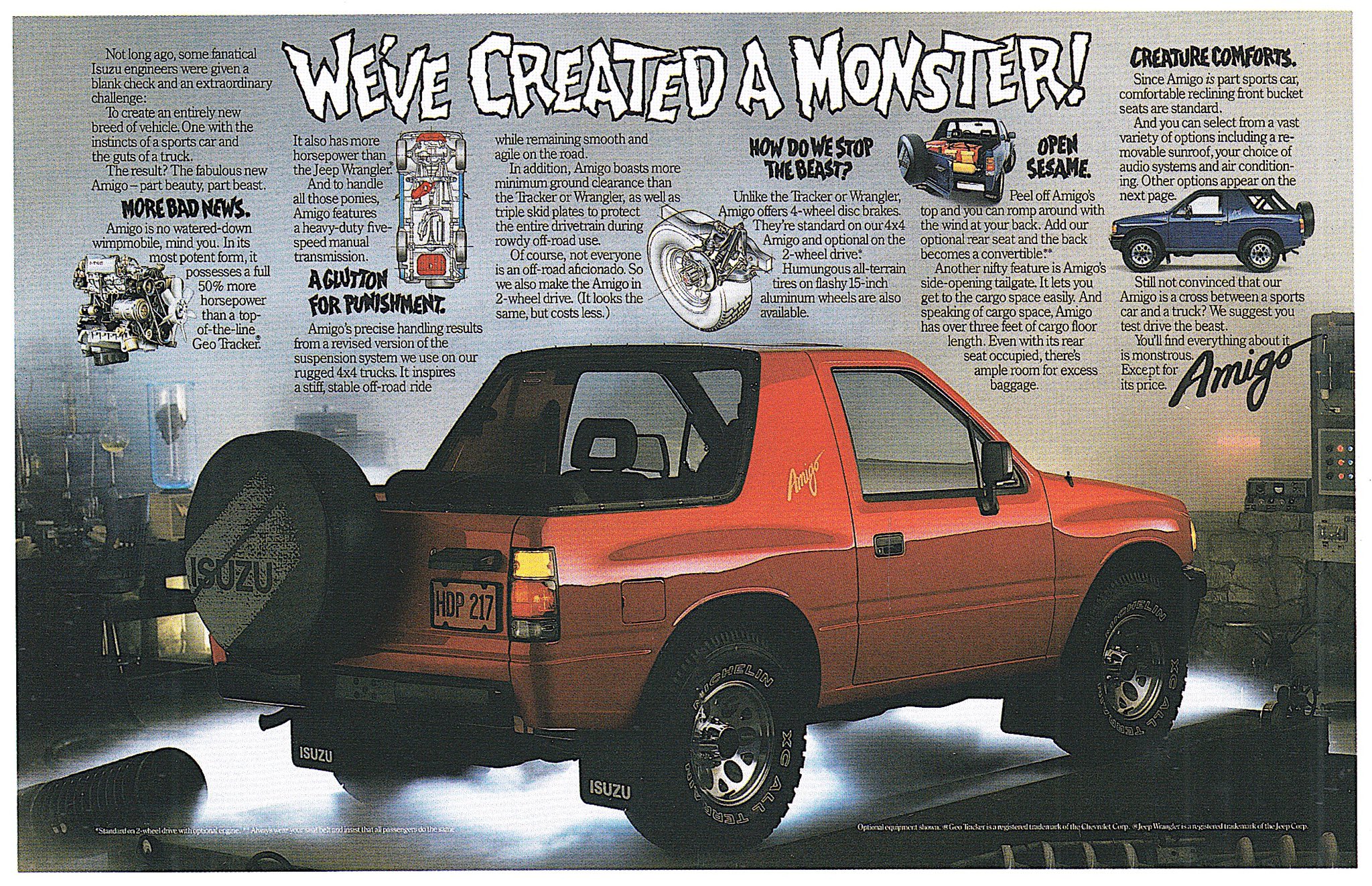 CC Capsule: 1989 Isuzu Amigo - Hey Hombre, We've Created A