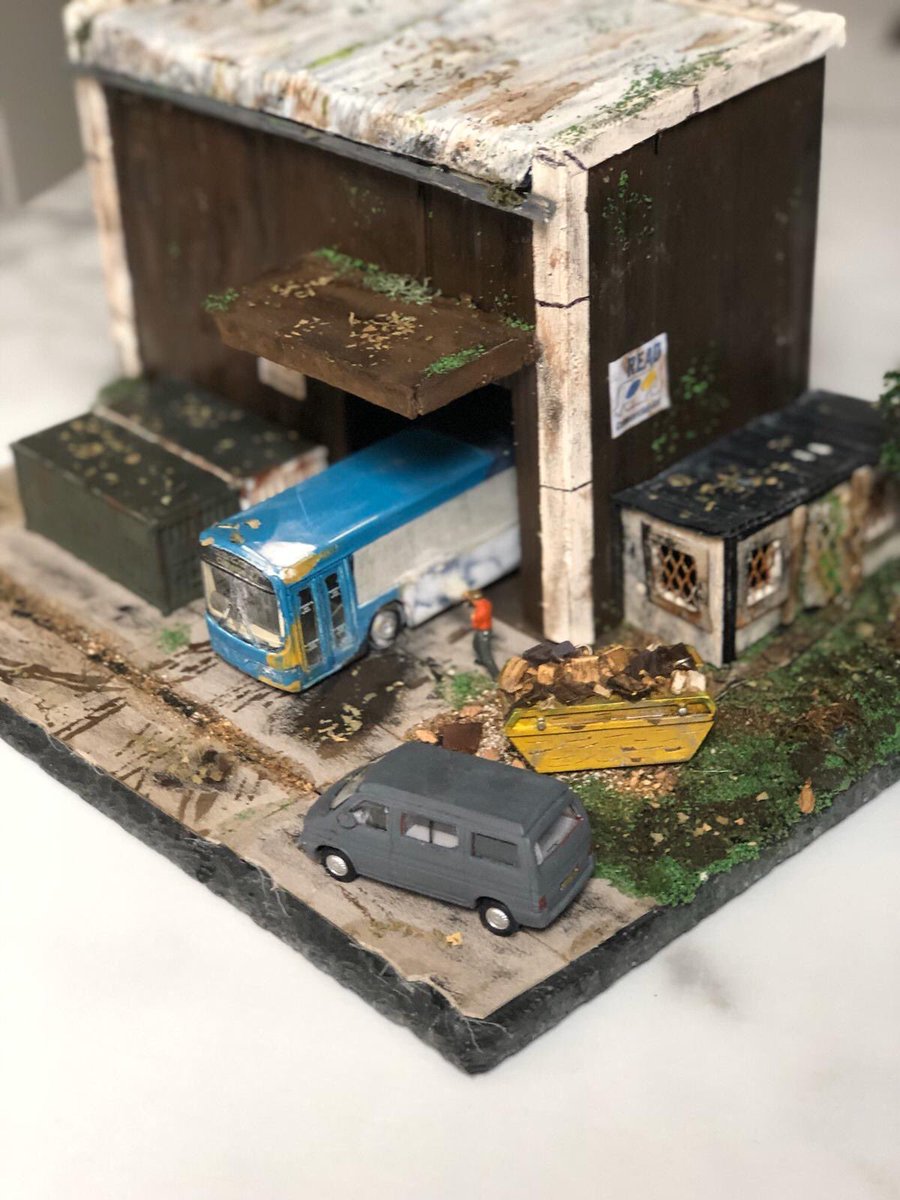 Best Xmas present my wife had a 1/76scale model commissioned of my business Read commercials ltd brilliant