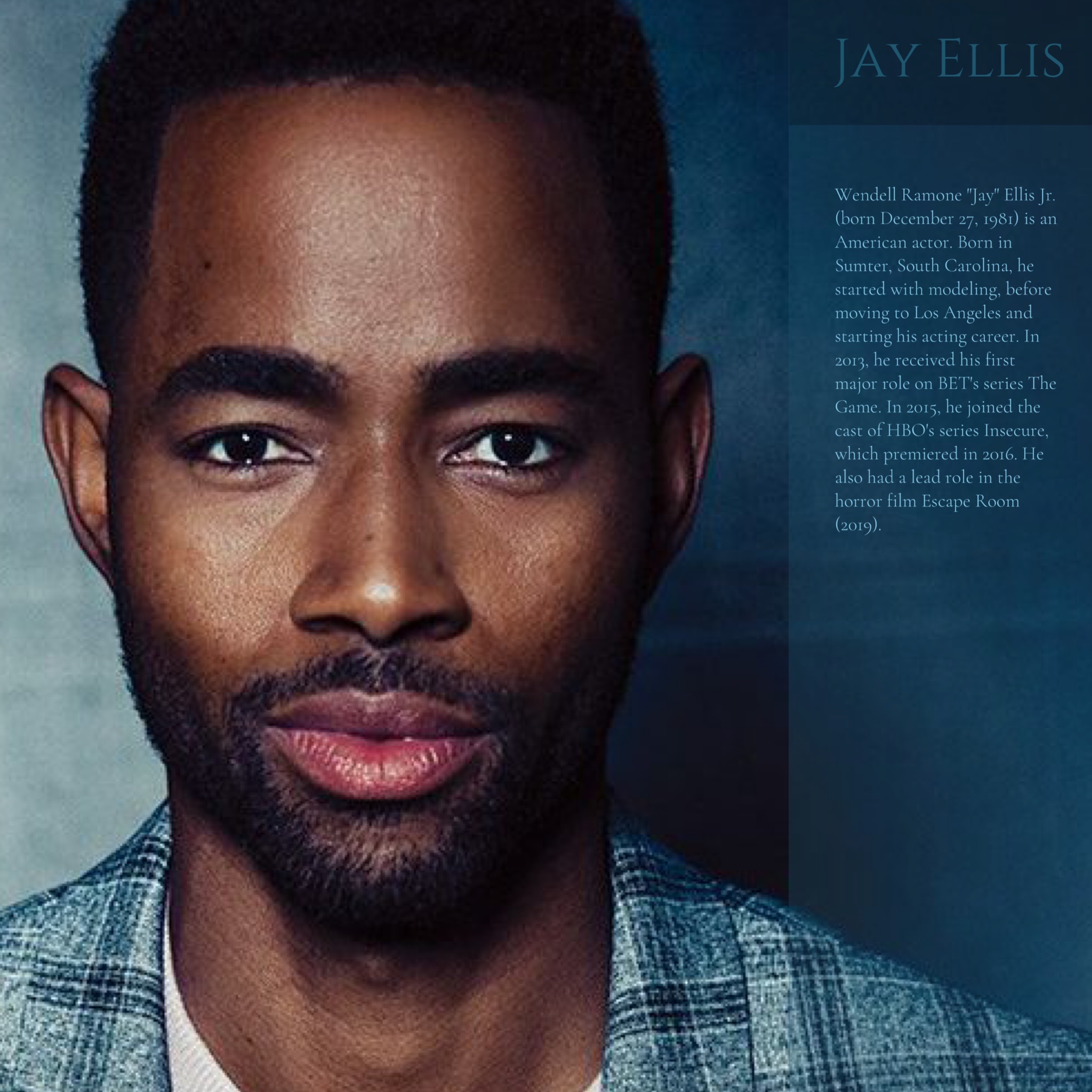 Happy birthday to Jay Ellis.  
 