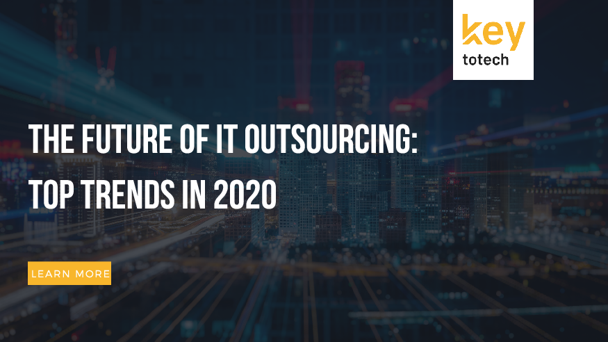 keytotech_team's tweet photo. What does the future hold for IT outsourcing?  We’ve prepared an overview of major IT outsourcing trends to watch in 2020.

https://t.co/gGxTJv9IlW

#outsourcing #SoftwareDeveloper #offshore https://t.co/TGfOeifxEr