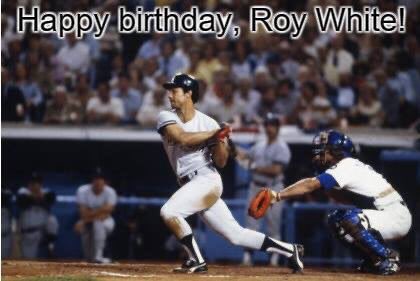 Happy birthday to 1960s and 1970s New York Yankee player Roy White. 