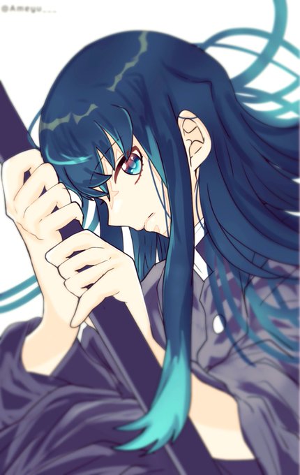 もふびいさんがTwitterに投稿した時透無一郎(鬼滅の刃)のイラスト。