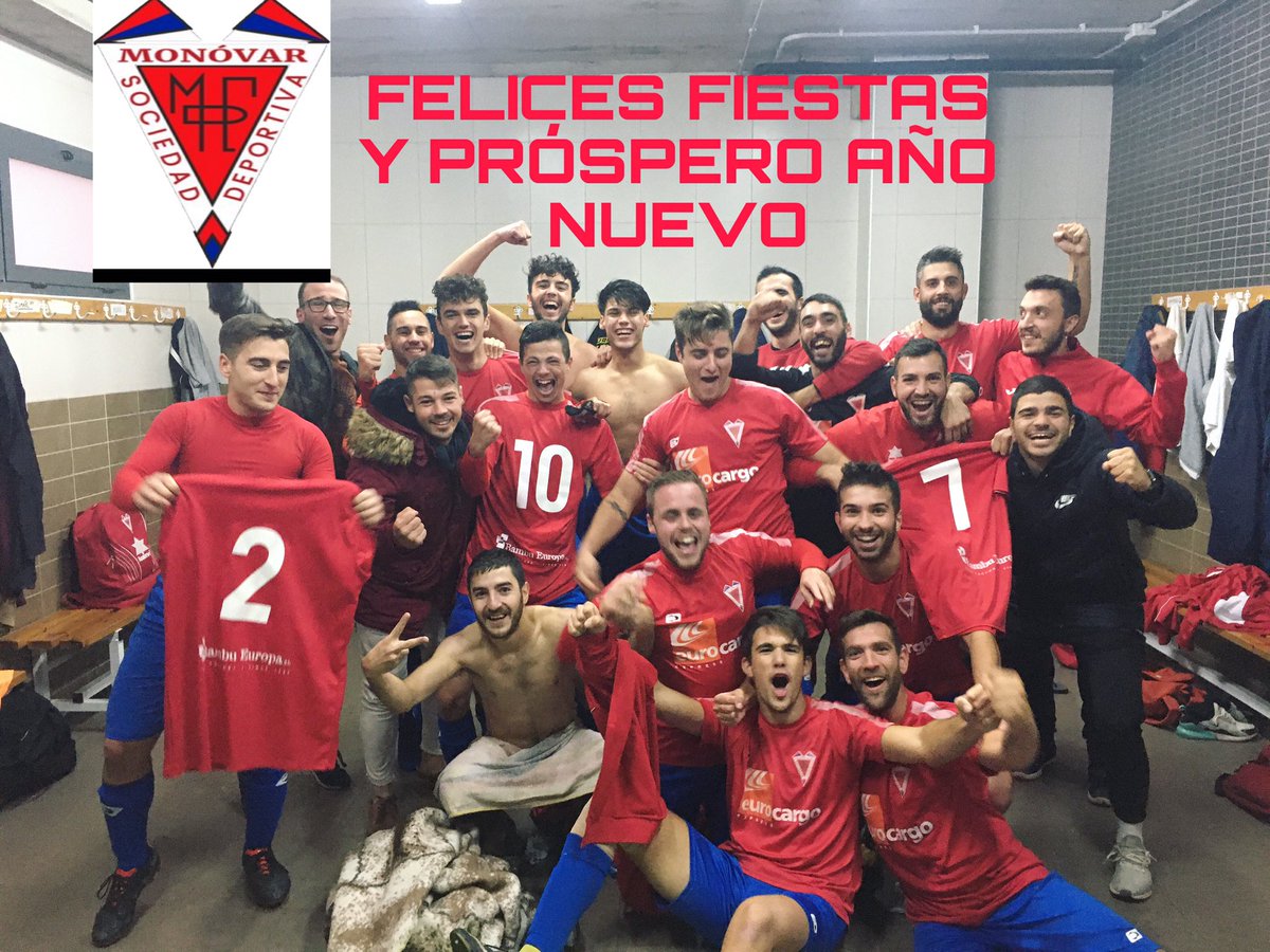 Desde el MONÓVAR C.D. queremos desear a nuestros aficionados unas felices fiestas y un próspero año nuevo.
¡A disfrutarlas!