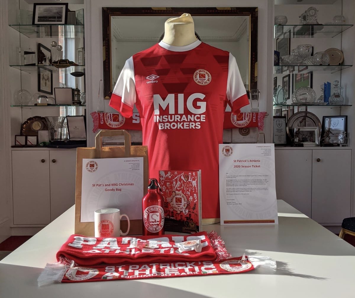 stpatsfc's tweet photo. 👍 Happy Friday Saints!

🎄 We’ve got another Christmas giveaway thanks to @mig_ie 

🔴 A brand new #Saints2020 home jersey

🏟 A 2020 season ticket

🎁 A Saints goody bag 

👐 To enter, Retweet this tweet, tag a friend &amp; tell us your best Saints moment of this decade &amp; why 🏆 https://t.co/ccjNCBC6WL