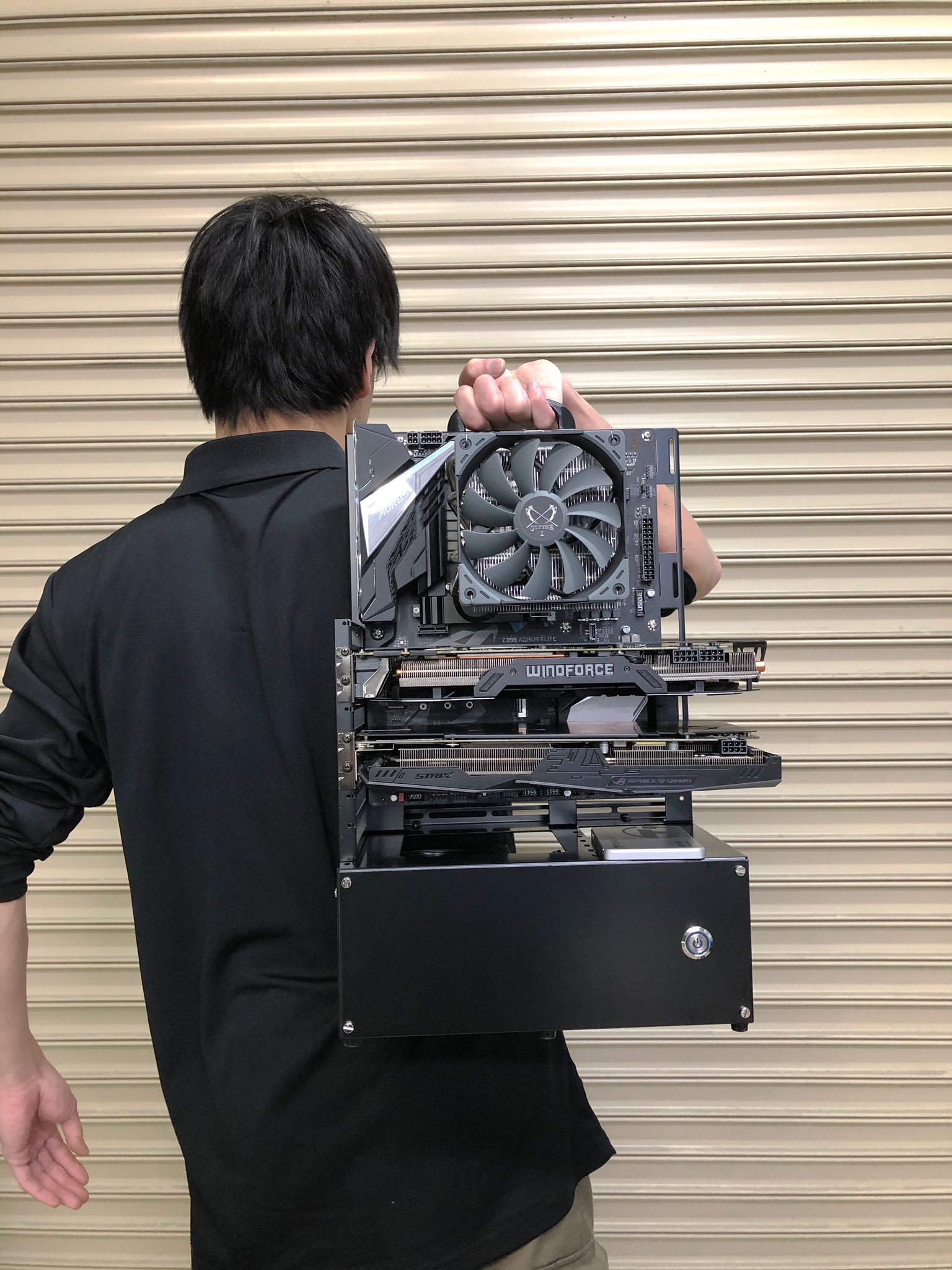 長尾製作所 オープンフレーム ver.ATX‎ SS-NFRAME-ATX