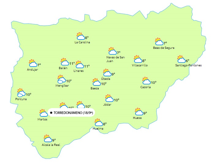TdjDirecto's tweet image. ¡Buenos días! Hoy la jornada se presenta con una temperatura máxima de 18 grados y una mínima de 9. ¡Feliz viernes!
Conoce toda la actualidad de #Torredonjimeno en vivirtorredonjimeno.com #VivirJaén #VivirTorredonjimeno