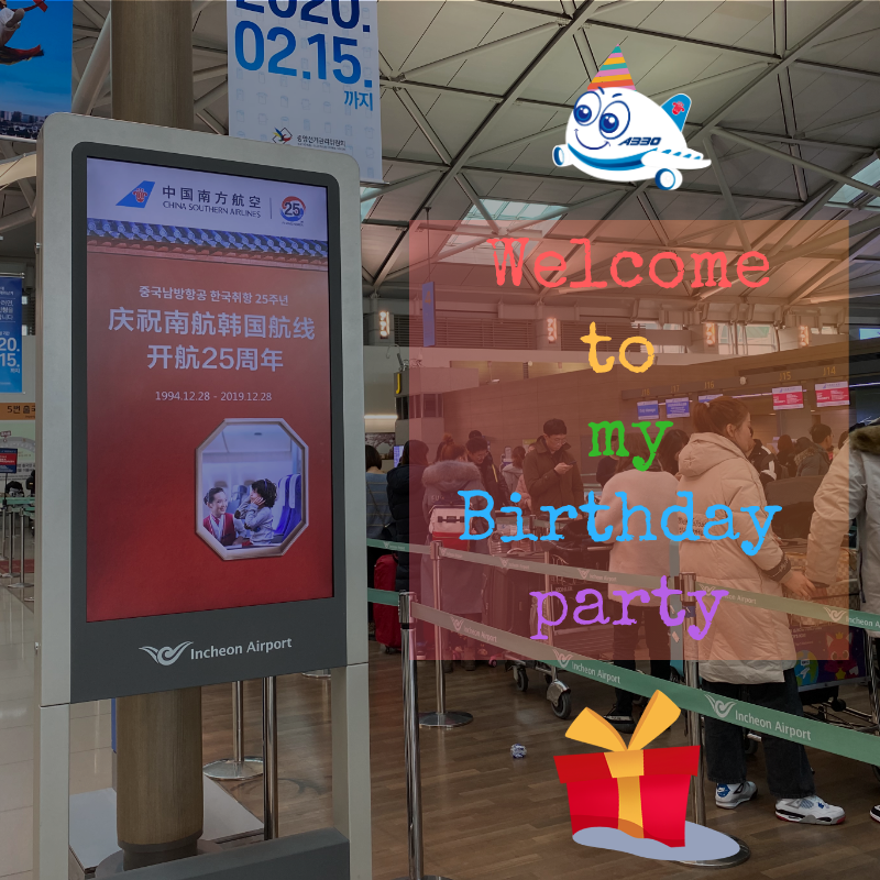 여러분!!!!!!!!
중국남방항공에서 한국 취항 25주년을 맞이하여, 바로 내일28일(토)!인천공항에서 감사 행사를 진행합니다!!!
⏰when: 12.28(토), 10시
📍where: 인천공항 중국남방항공 수속 카운터(J)
🔍how: 중국남방항공 카카오채널 또는 위챗계정 추가 시 선물을 드려요!
내일 인천공항에서 만나요
