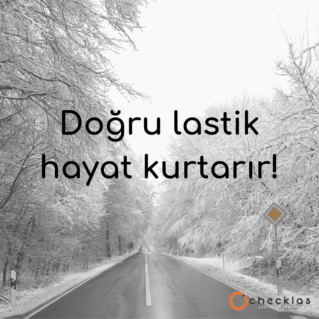 ChecklasTR's tweet photo. Doğru lastik hayat kurtarır! Kış lastikleri sadece karlı ve buzlu zeminde değil, ıslak, çamurlu ve tüm kaygan zeminlerde daha iyi yol tutuşu ve daha kısa fren mesafesi sağlar. Hava sıcaklığı +7°C ve altında ise güvenliğiniz için kış lastiği kullanılmalıdır. https://t.co/Ws016YZRLb