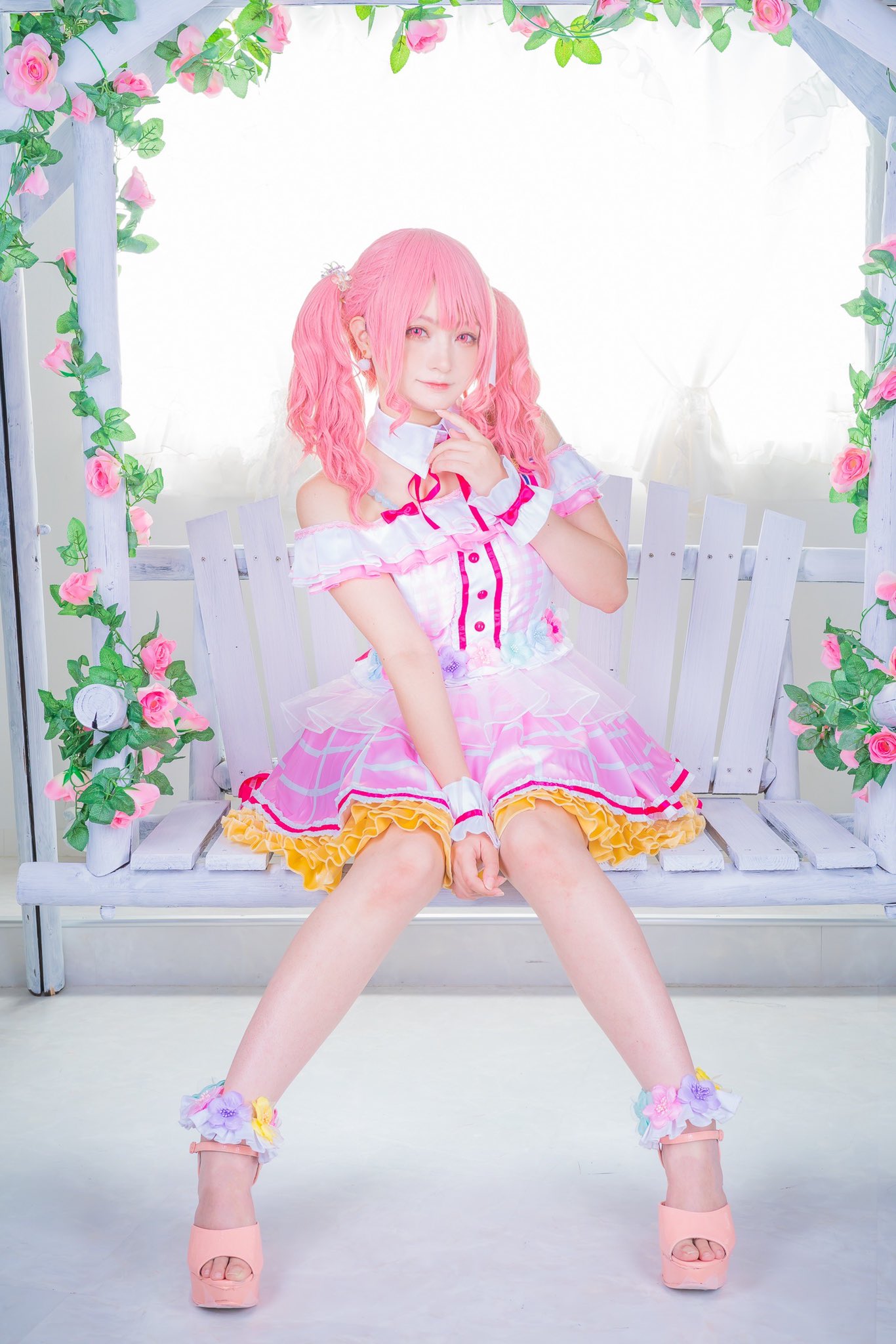 バンドリ 丸山 彩 コスプレ服 コス服 cosplay コスプレセット