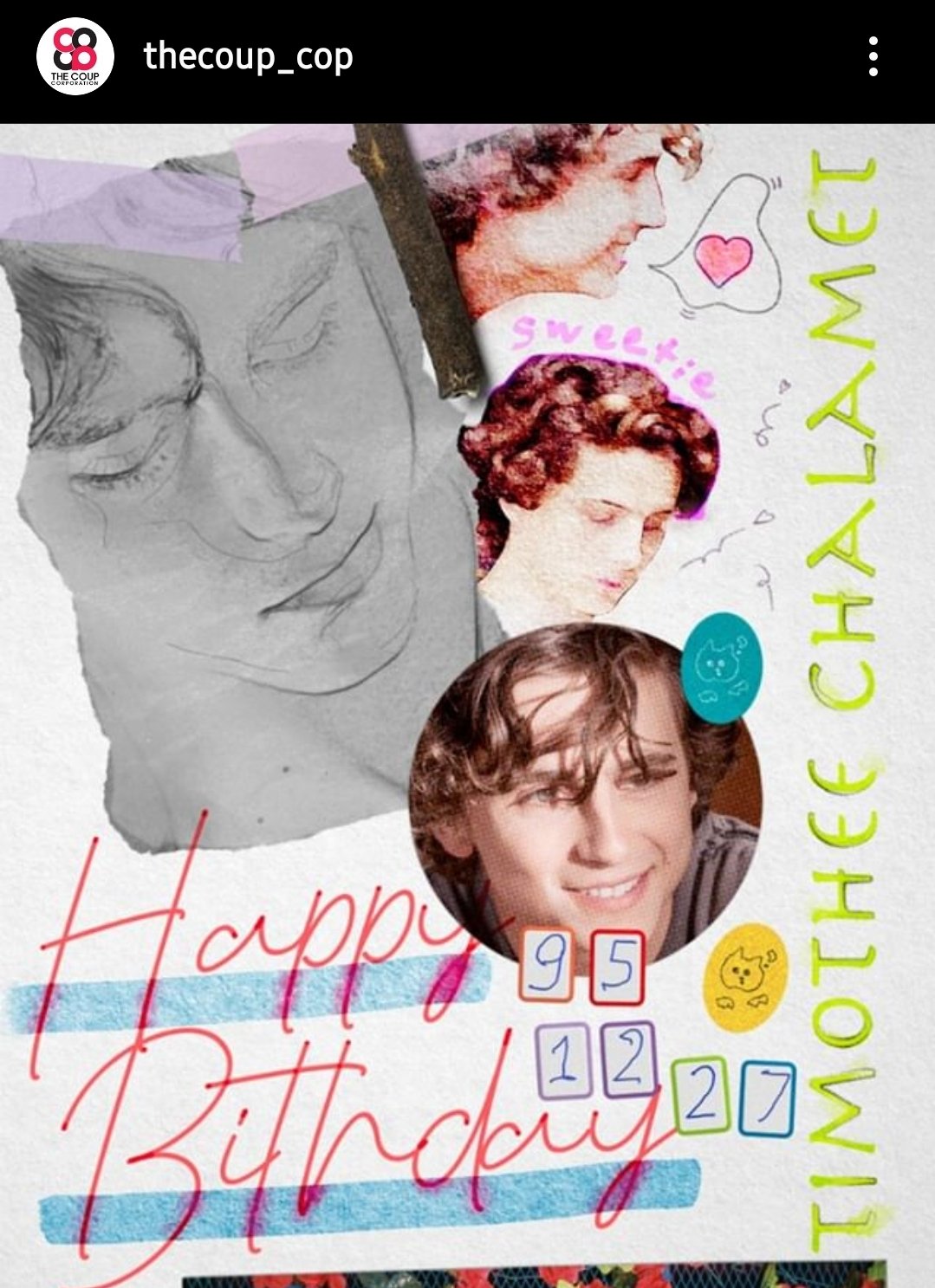                   Happy Birthday Timothee Chalamet  