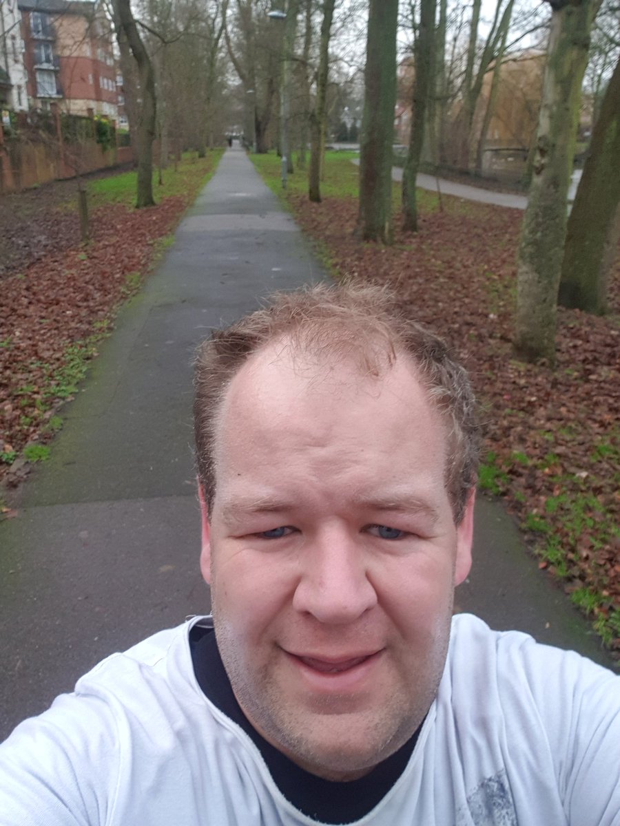 S_eastwood's tweet photo. I am knackard! After 2 weeks of no running due to bad back and eating too much over xmas. That was bloody hard and I wanted to give up at 3km. That is not the face of someone who enjoyed that! #runningcommentry #wardownpark #couchto5kcomplete https://t.co/gMvHTtpe2D