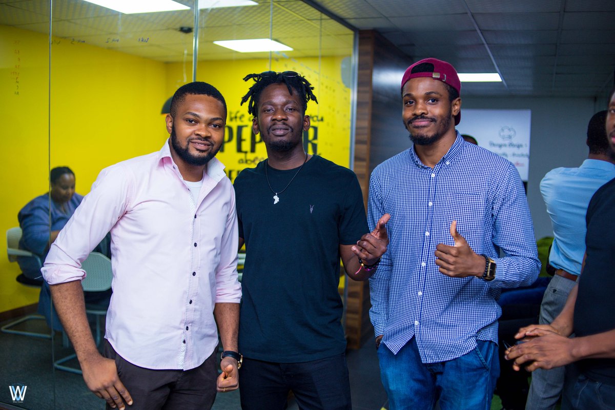 DecagonIns's tweet photo. 🎵#FlashbackFriday: Taking us back to when the amazing superstar @mreazi visited us! Thank you for your sustained interest in Africa and your commitment to building African talent for global relevance! We can't wait to host you again! 

#LifeAtDecagon https://t.co/GFSqInfJxK
