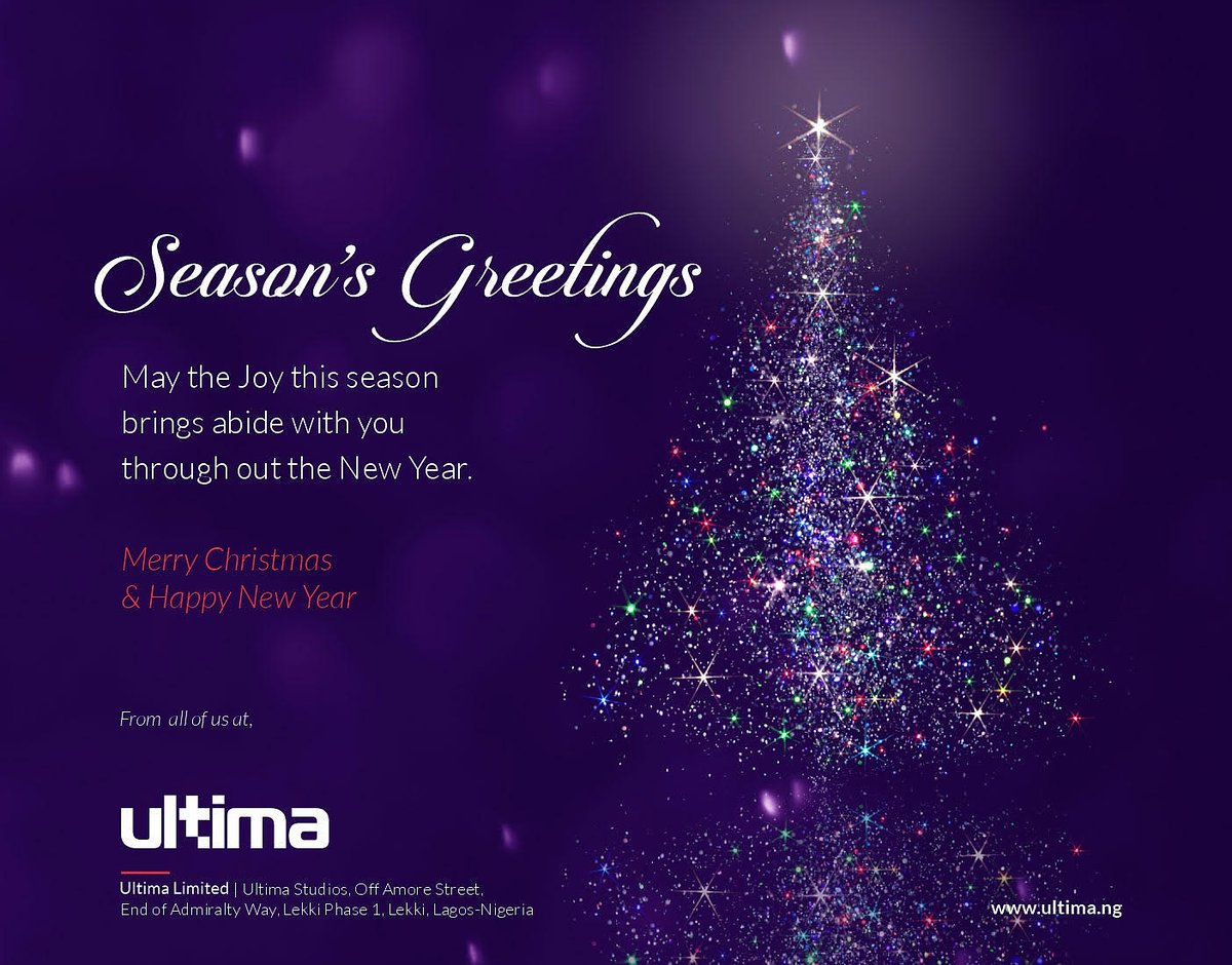 Season’s greetings from the very merry team at #UltimaNG 

💜🎁🎄