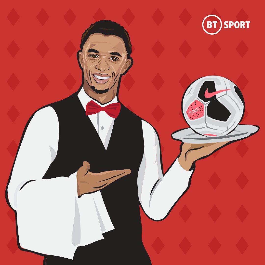 footballontnt's tweet photo. Trent Alexander-Arnold in the Premier League in 2019...

Games: 32
Assists: 17
Chances created: 86

The full back who always delivers 👏 https://t.co/n28vbbC603
