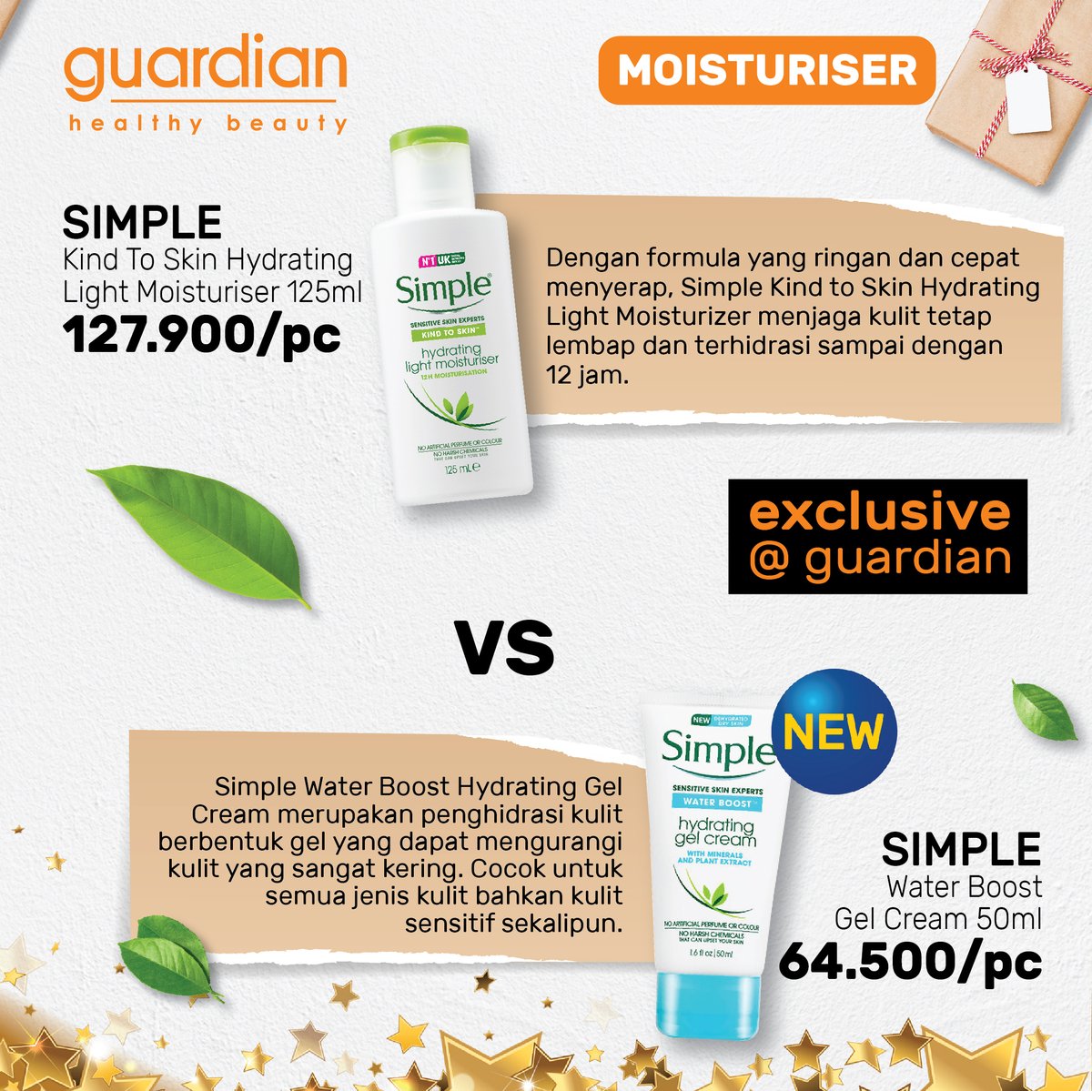 simple hydrating gel cream harga