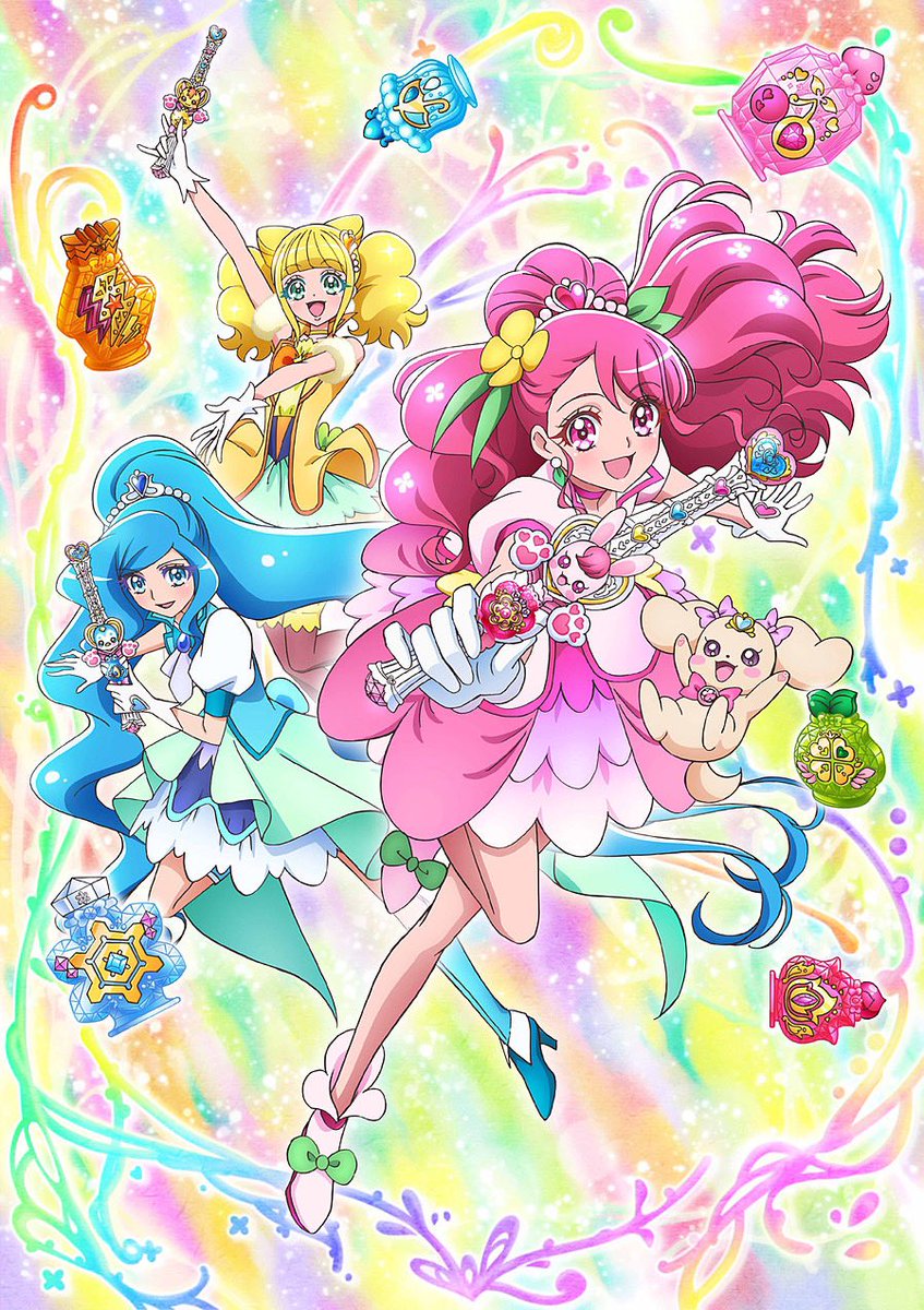 Emirulov_715's tweet photo. ヒーリングっどプリキュアが
思いのほか可愛かった😍💖
来季は桃推しになりそう……💗 https://t.co/g6teRlhcJM