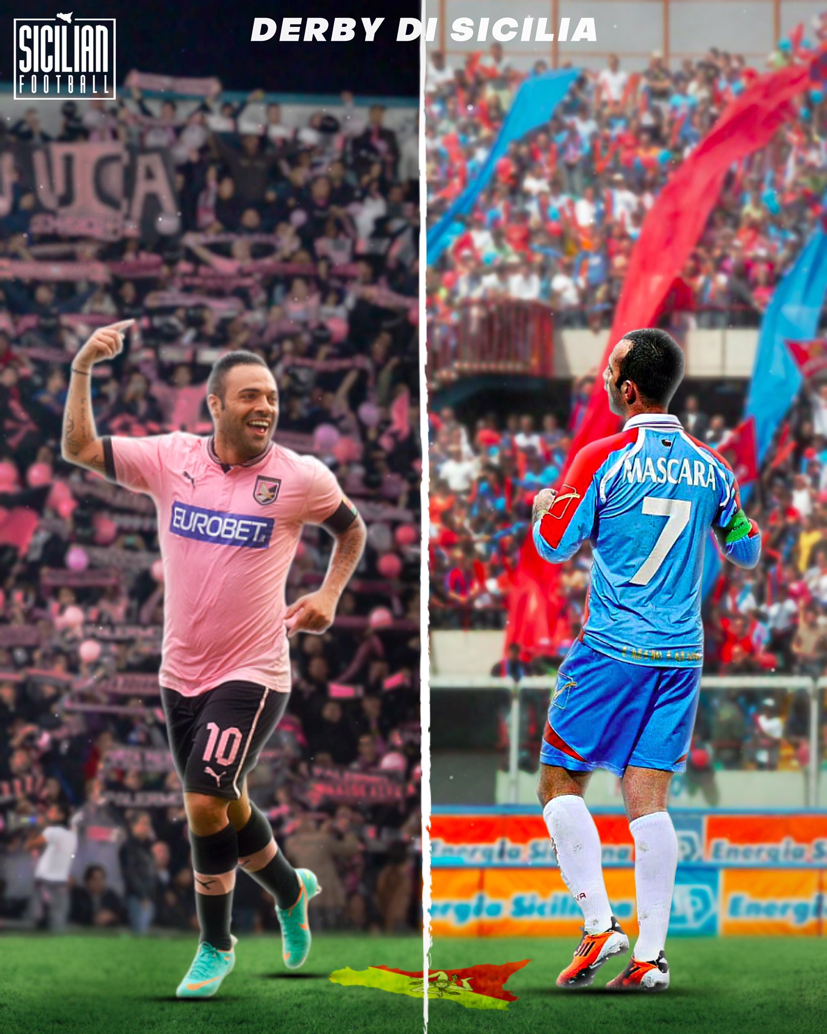 The Sicilian Derby  A Tale of Two Cities - Calcio Catania vs SSD Palermo —  Through The Turnstiles