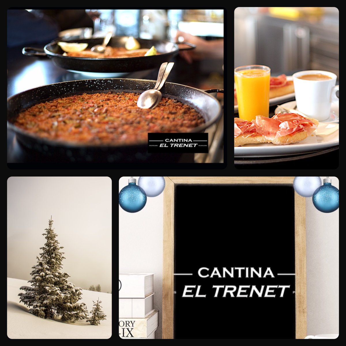 TrenetEl's tweet photo. ¡Feliz viernes y fin de semana!
En La #CantinaElTrenet te esperamos durante todo el día para que te tomes un buen desayuno o ☕️. Abrimos desde muy temprano
¡También te esperamos para #comer! 🍽
Reserva tu mesa y 🥘 o🥩
Estamos todo el día abiertos🕘
#elcampelloturismo https://t.co/DZt6MYbz6T