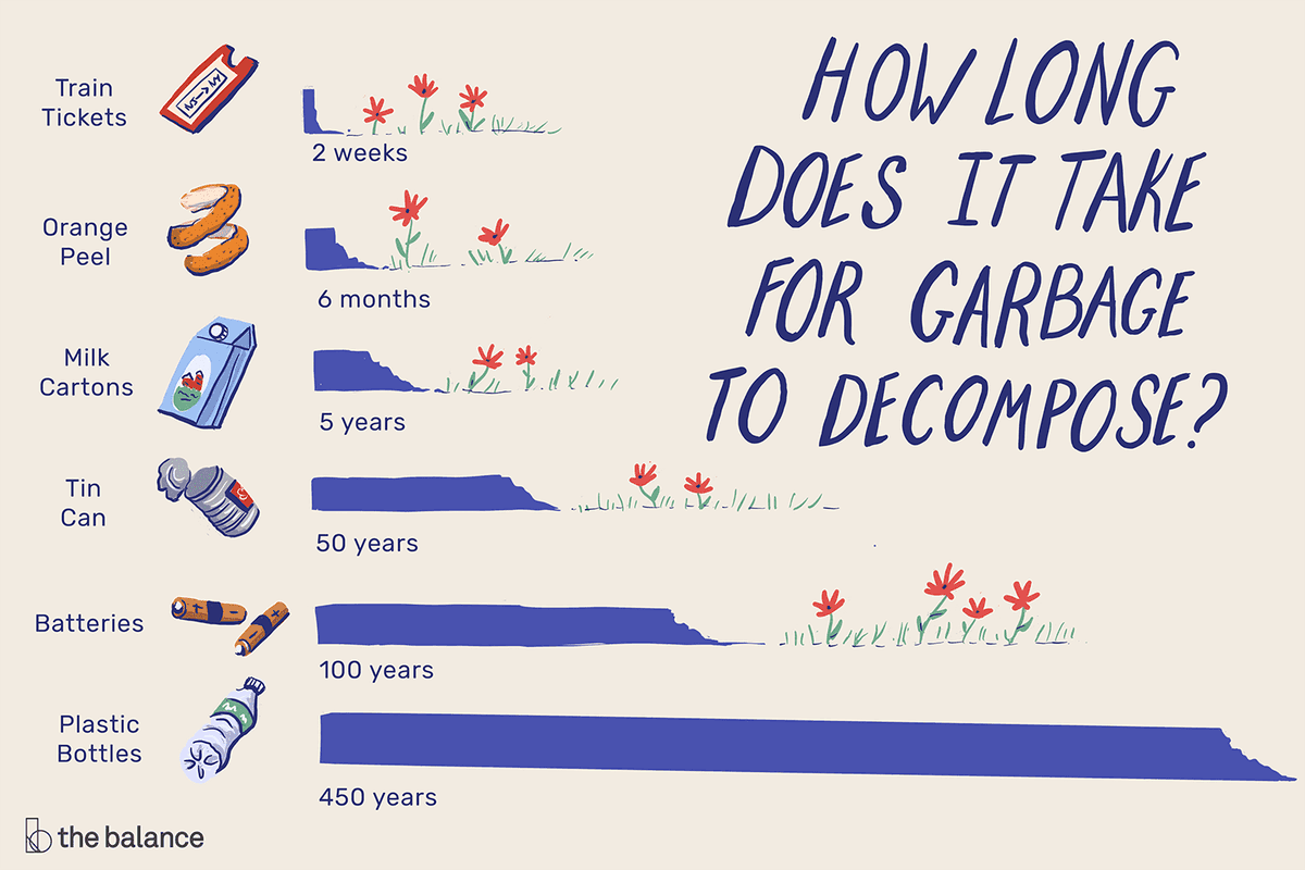 simongerman600's tweet photo. This Infographic shows how long different trash takes to decompose in a landfill. Source: https://t.co/1eGvF8JkYP https://t.co/RjiAIyY0na