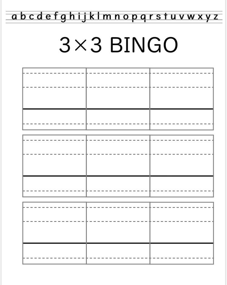 Nin 小学校英語専科 Giga アルファベットbingoで 読む 書く 聞く 文字指導 アルファベット文字を選んで書く 書いたアルファベットを指差しながらペアで読み合う 教師のアルファベットの音 または名称 を聞いて丸をつけてbingoをする マス数 Nin 小学校英語専科 Giga アルファベットbingoで 読む 書く 聞く 文字指導 アルファベット文字を選んで書く 書いたアルファベットを指差しながらペアで読み合う 教師のアルファベットの音 または名称 を聞いて丸をつけてbingoをする マス数