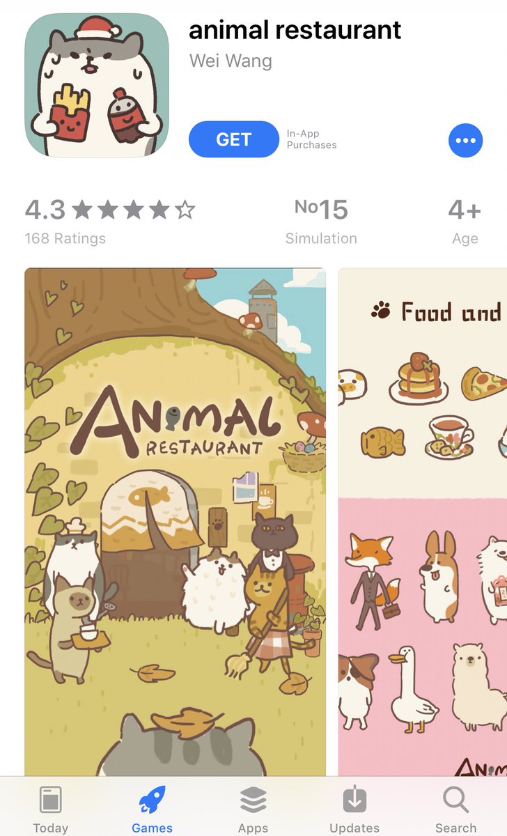 Armerss's tweet image. เจอเกมน่าเล่นอีกแล้ว เล่นแบบเรื่อยๆเพลินๆมาก ชื่อเกม animal restaurant ให้เราแบบจัดร้านในแบบของตัวเอง พอดาวเยอะก็อัพเดทอาหาร อัพเดทของตกแต่งงี้ ไปลองหาเล่นดู นี่เพลินมากแบบติดงอมแงม55555555555555555 น่าร้าก