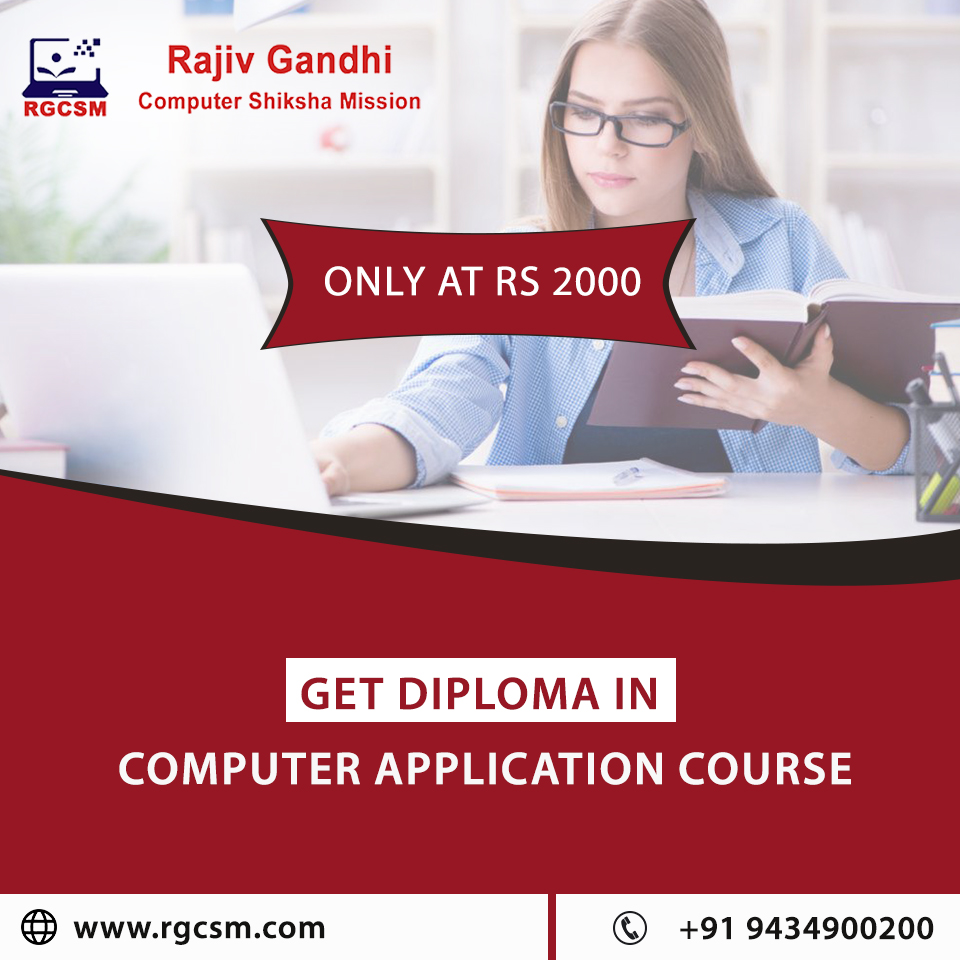 RajivShiksha's tweet image. Visit rgcsm.com, to get best quality computer application course in India
#computerapplication #diplomaincomputerapplication
Rajiv Gandhi Computer Shiksha Mission, RGCSM
rgcsm.com