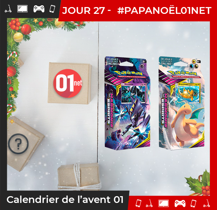 01net's tweet photo. Le #PapaNoël01net est encore là ! 🎅🏽
Aujourd'hui tentez de gagner vos decks et boosters Pokémon !
 
Pour participer :

- Follow @01net &amp; @PokemonFR 
- RT et like et le tweet
- Tweete avec le #PapaNoël01Net 

Et qui sait, peut être qu'un jour vous serez les meilleurs dresseurs 😇 https://t.co/57Uvb0VTnh