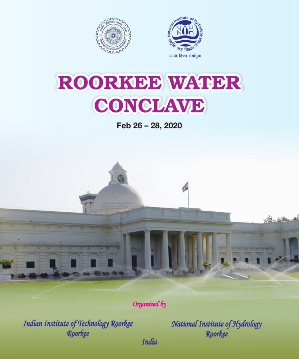 praveen_kalura's tweet photo. Roorkee Water Conclave 2020
Jointly organised by
IIT Roorkee and NIH Roorkee
@iitroorkee
@NIH_Hydrology
@WRDM_IITRoorkee
#RWC2020 #WRDM #IITR #NIHRoorkee https://t.co/gfyveNIBcX