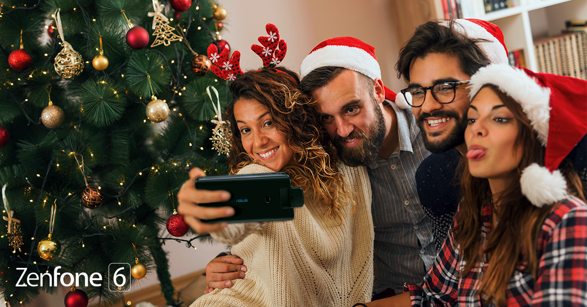 ASUS's tweet image. The ultrawide front camera in ZenFone 6 expands your happiness with more friends in the picture! 
 
#ZenFone6 #DefyOrdinary #FlipCamera