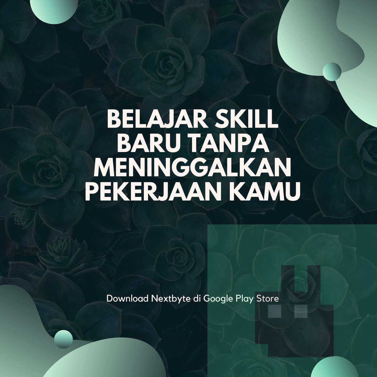 nextbyteco's tweet image. Aduh pusing mau belajar skill baru tapi masih kesandung sama waktu kerja ?
Udah fleksibel bisa diakses gratis pula.
Download Nextbyte di Google Play
Download link di bio.

play.google.com/store/apps/det…

#upskilling #indonesia #belajar #kerja  #liburan #startup #startuplokal #reskilling