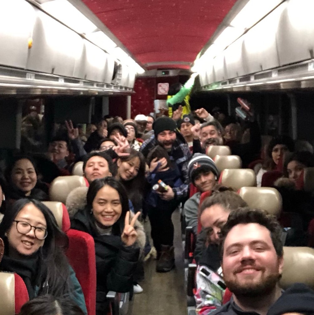 NYCSnowBus's tweet photo. Rise&amp;Ride. Come join us all week for some fun on the slopes. 
.
.
.
.
#risenride #riseandride #nycsnowbus #snowbus #ski #skiNYC #snowboard #winter #getoutdoors #skiing #snowboarding #winteriscoming #adventures #getoutdoors #stayfit #iskiny #huntermountain #ridewithus #ridewithus https://t.co/ESRBckJolx